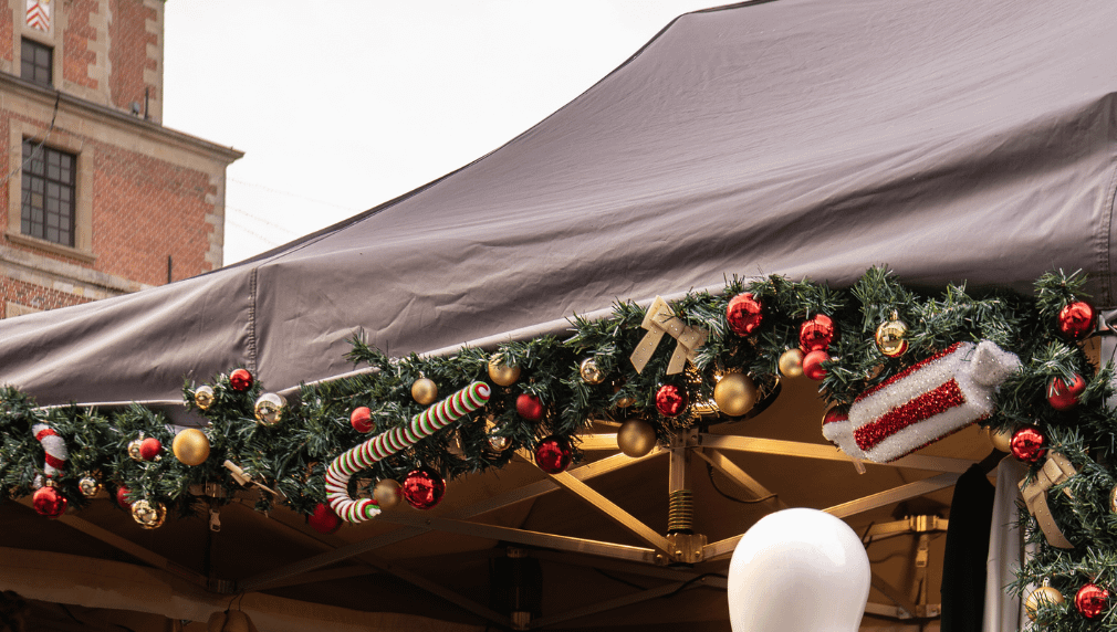 Eventzelt für Weihnachts- und Abendmärkte: Wärme, Atmosphäre und Stabilität in einem